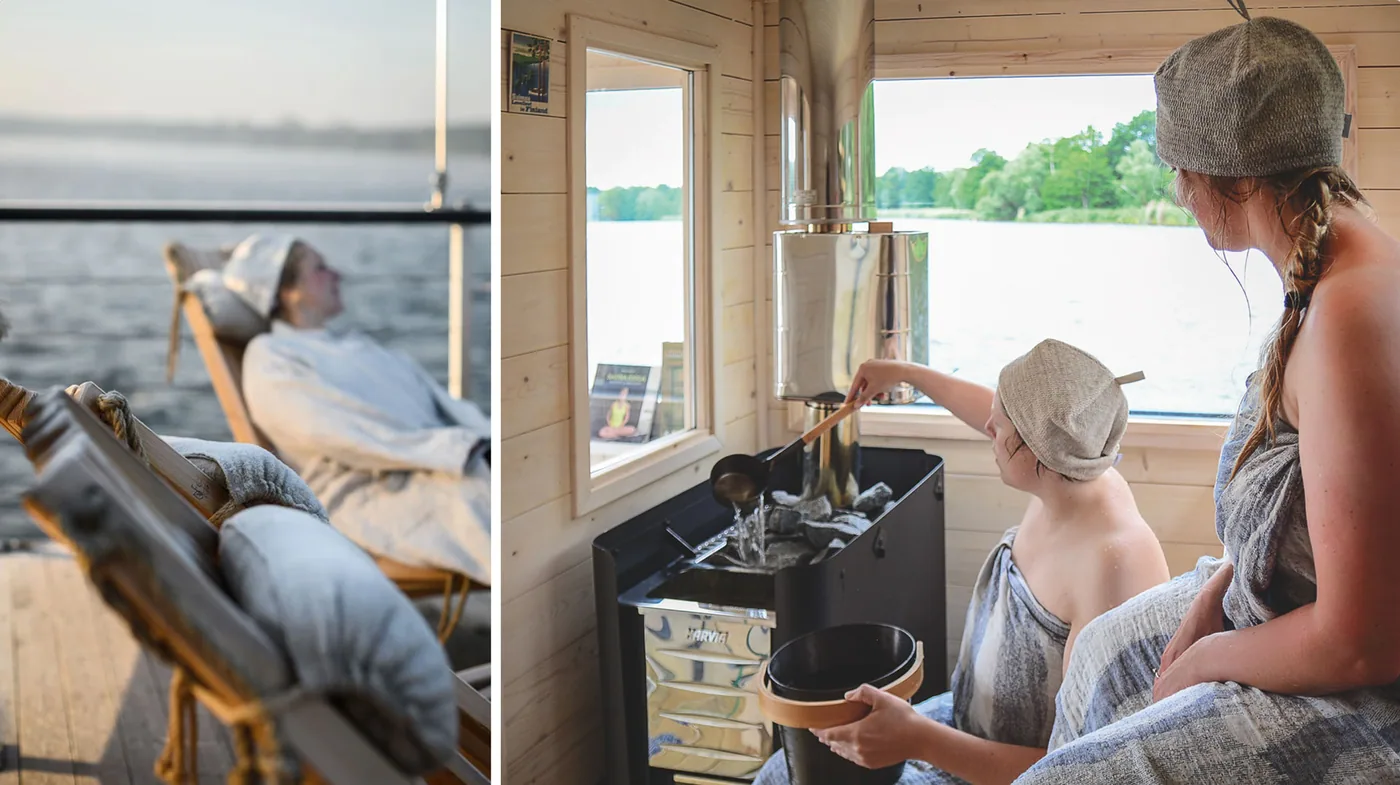 FINNFLOAT Floßsauna Müggelsee