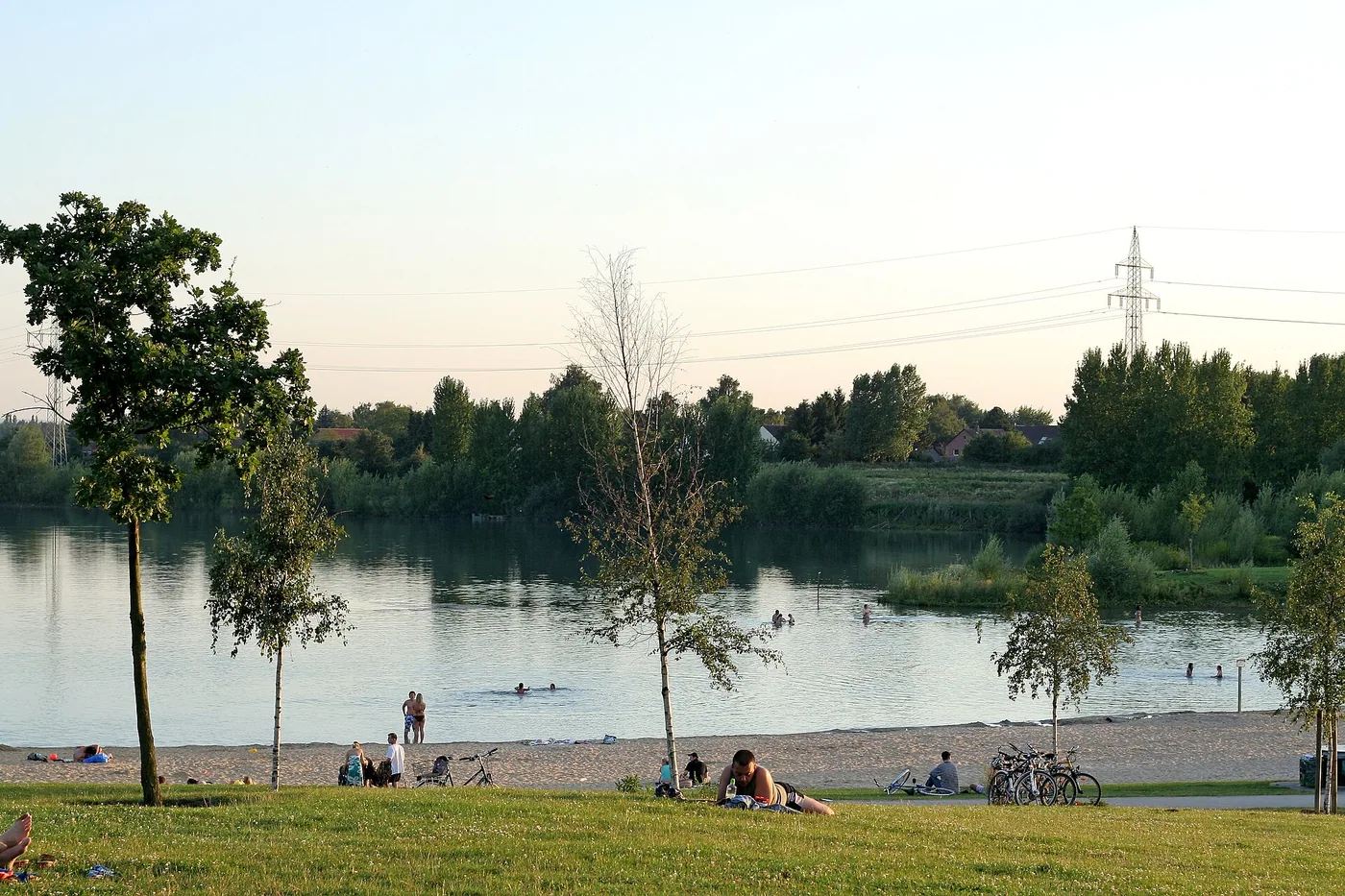 Heidbergsee Braunschweig - Eisschwimmer-Gruppe