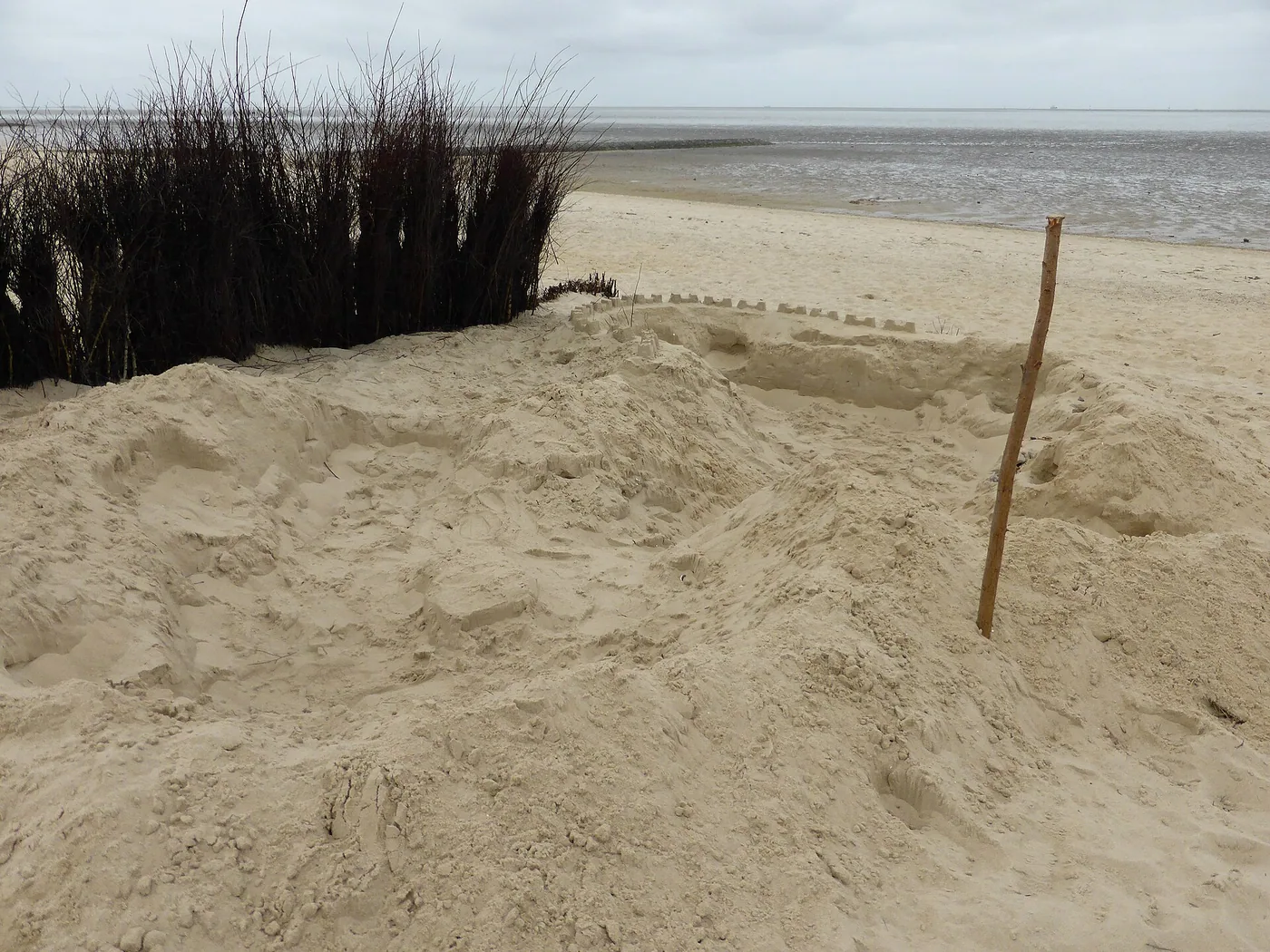 Neujahrsanbaden Cuxhaven-Duhnen (Nordsee)
